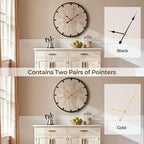 Vantic Farmhouse 30 Inch Extra Large Decorative Wall Clock - Image 5