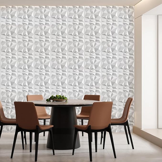 Heikki 30 Pack 3D Wall Panel for Interior Wall Décor, PVC Flower Textured Wall - Image 7