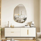 Irregular Wall Mirror Asymmetrical Mirror, Decorative Modern Mirror, Tempered - Image 3