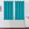 LEMOMO Teal Thermal Blackout Curtains/52 x 54 Inch/Set of 2 Panels Room by Lemomo