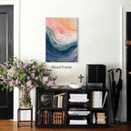 Mental Health Poster Inhale Exhale Meditation Wall Art 24x36 inch Framed - Image 3