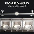 36x28 inch LED Lighted Bathroom Mirror - Image 3