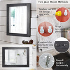 AAZZKANG Black Mirrors for Wall 50 x 40 cm - Image 3