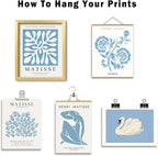 ANERZA 16 PCS Blue Wall Art Decor, Matisse Gallery Wall Prints - Image 4