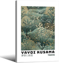 Yayoi Kusama Inspired Poster Japanese Botanical Wall Art Abstract Yayoi Kusama by Unknown