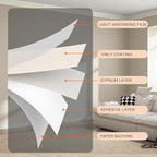 Grasscloth Peel and Stick Wallpaper 20.8"x394" Beige Thick Fabric Textured - Image 3