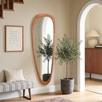 WallBeyond Asymmetrical Mirror, Irregular Mirror Full Length, Boho Wall Mirrors - Image 2