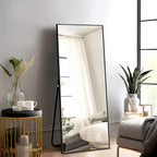 NicBex Full Length Mirror with Stand, Shatter-Proof Glass - Image 6