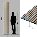 Art3d 2-Pack 108" x 12" Acoustic Wood Panels - Image 6