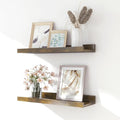 Floating Shelves for Wall Decor, Wall Mounted Wood Storage Shelf for Bedroom by Unknown