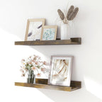 Floating Shelves for Wall Decor, Wall Mounted Wood Storage Shelf for Bedroom by Unknown