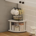 Furinno Turn-N-Tube Kitchen Countertop Organizer, 2-Tier Corner Countertop - Image 2