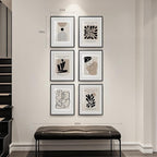 Framed Neutral Abstract Wall Art - Image 3