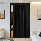 NICETOWN Doorway Curtain & Track Set, Thermal Insulated Temporary Door - Image 8