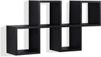 Danya B. Cubby Chessboard Wall Shelf – Black - Image 4