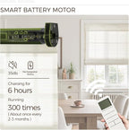 TWOPAGES Woven Bamboo Cordless Roman Shades, Custom No Drill or Motorized Blinds - Image 5