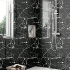 Chejiaye 10pcs Marble Peel and Stick Backsplash Waterproof Washroom Wall Panels - Image 3