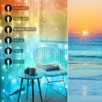 suddus Curtain Lights, 180 Led 6.5 * 5.9ft Sunset Curtain Fairy Lights USB - Image 2