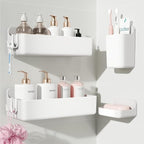 Nieifi Adhesive Wall Shelf, Shower Shelves, Shower Organizer by Nieifi