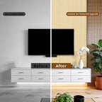 RITOLLO 16-Pack PVC Slat Wall Panels - Image 8