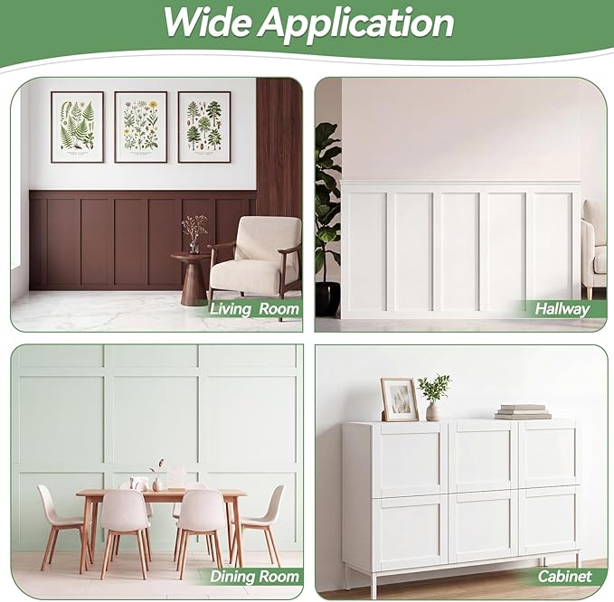 24 Pcs Mdf Board and Batten Wall Panel Kits - Image 8