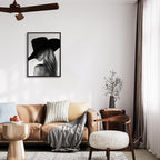 Trendy Black And White Black Framed Wall Art Cool Western Woman Smoking Prints - Image 4