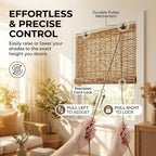 Bamboo Blinds for Interior Windows, Custom Bamboo Shades for Indoor Windows - Image 5