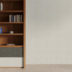Beige Peel and Stick Wallpaper Slight Velvety Feeling Woven Fabric Grasscloth - Image 5