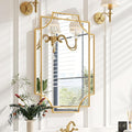 Kelly Miller 20"x30" Small Gold Bathroom Mirror by KellyMiller