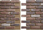 EverStone Aged Brick Faux Brick Panel, 46 7/8"W x 27"H x 1 1/4"D, Smokey Rose - Image 8