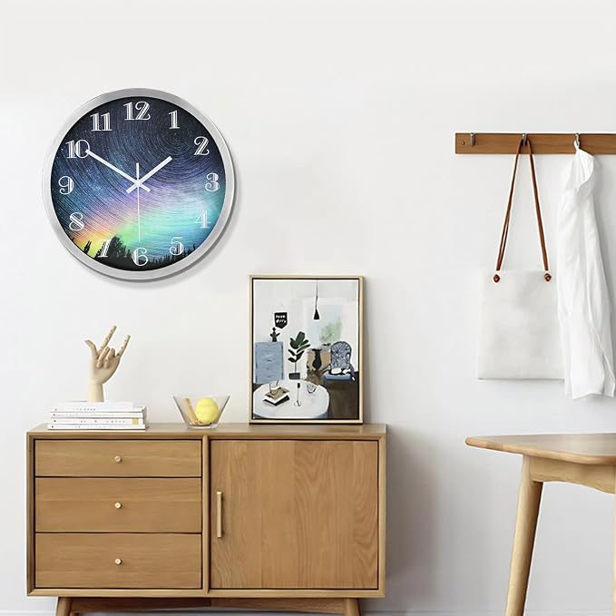 Wall Clock Modern 12 Inch Battery Operated Wall Clocks - Image 8