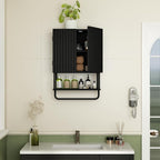 RUSTOWN Fluted Bathroom Wall Cabinet - Image 6