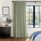 100% Blackout Shield Linen Blackout Curtains - Image 5