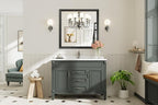 Briivue 36x36 Inch Black Bathroom Mirror - Image 3