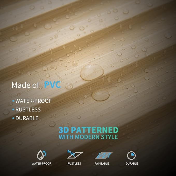 Art3d 6-Pack Slat Design 3D Wall Panels - Image 6