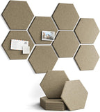 Fluxynara Hexagon Cork Board Alternative by FLUXYNARA