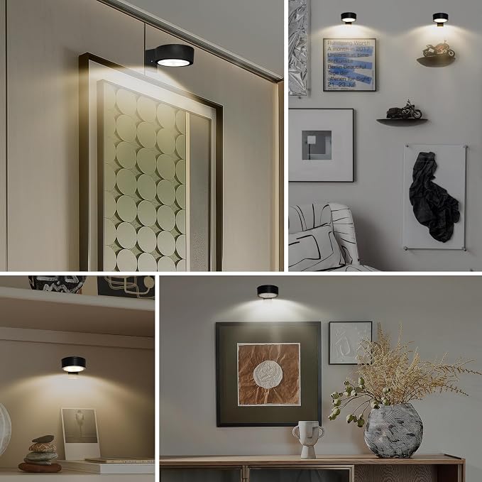2-Pack Picture Light for Paintings Battery Operated Art Light - Image 6