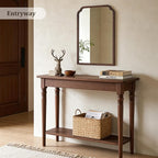 WallBeyond 28" x 40" Wood Bathroom Mirror - Image 3