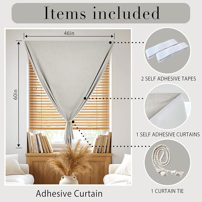 Magic Tape Window Curtain - Image 6