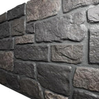EverStone Cobblestone Faux Stone Panel, Charcoal Color - Image 7