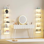 Qupui 6-Tier Wall Shelf with RGB LED Lights - Image 3