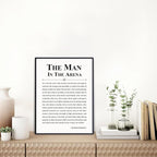 Howwii Inspirational Wall Art Office Decor The Man in the Arena Motivational - Image 7