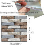 3D Wall Panels Peel and Stick, Faux Brick Wall Panel, Living Rooms, bedrooms - Image 3