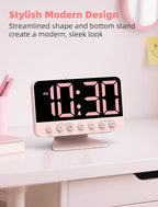 Odokee Digital Alarm Clocks for Bedrooms: Large Bold Number 5 Brightness Dimmer - Image 8