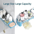 NESOMI Shower Caddy Adhesive Shower Organizer 7-Pack, Rustproof Stainless Steel - Image 9