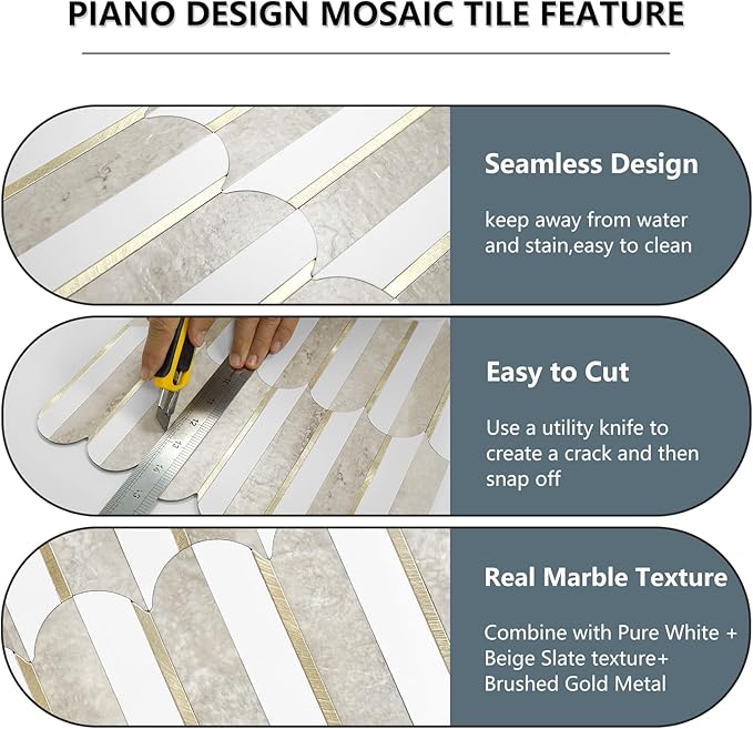 Vamos Peel and Stick Backsplash Seamless Tile - Image 2
