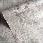 BAYYA Concrete Wallpaper Peel and Stick Grey Cement Contact Paper Industrial - Image 2
