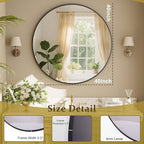 XRAMFY 40 Inch Round Mirror - Image 4