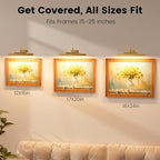 Gallery Lights for Wall 3 Pack, Cordless Remote Dimmable LED for Portrait - Image 7