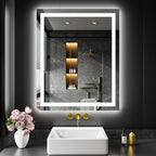 LOAAO 20X28 LED Bathroom Mirror by LOAAO